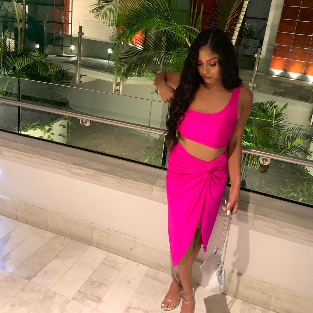 Pink 2 piece